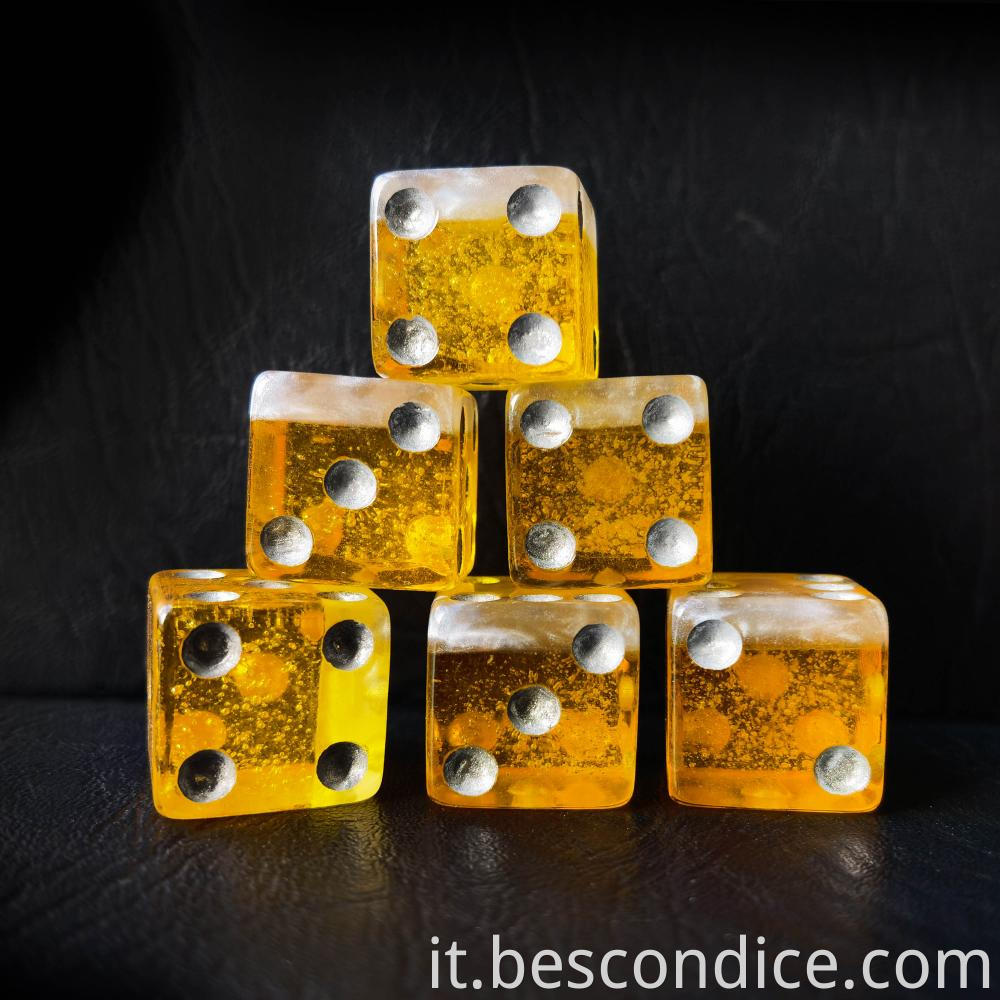 Beer Dice 16mm D6 With Pips 3
